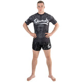 8 WEAPONS T-Shirt Hanuman Yant – Schwarz/Grau