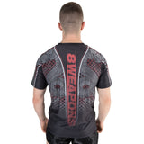 8 WEAPONS T-Shirt Funktionell Naga Yant – Schwarz/Rot