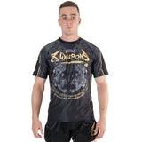 8 WEAPONS T-Shirt Funktionell Tiger Yant – Schwarz/Gelb