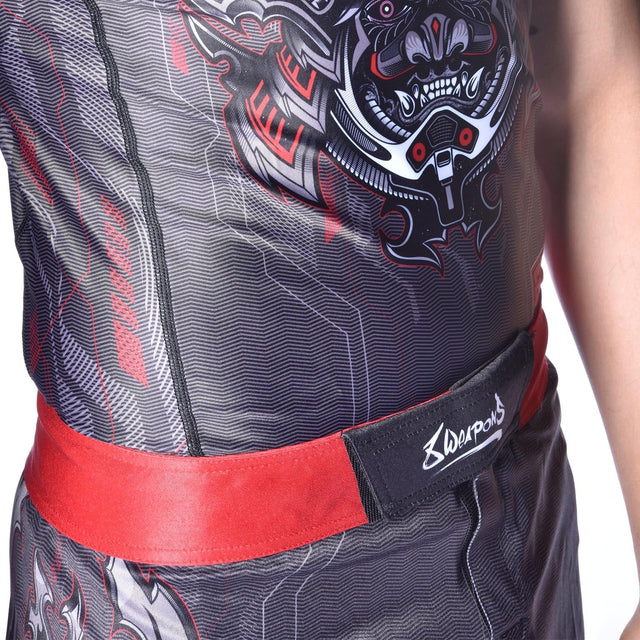 8 WEAPONS MMA Shorts Samurai 2.0 - Schwarz/Rot