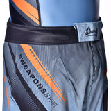 8 WEAPONS MMA Shorts Shift - Eisgrau/Orange
