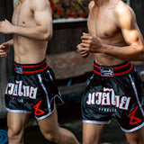 8 WEAPONS Muay Thai Shorts Bangkok - Schwarz/Weiß
