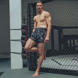 8 WEAPONS Muay-Thai-Shorts Bone Island - Schwarz