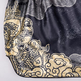 8 WEAPONS Muay Thai Shorts Hanuman - Schwarz/Gold