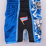 8 WEAPONS Muay Thai Shorts Jipe - Blau