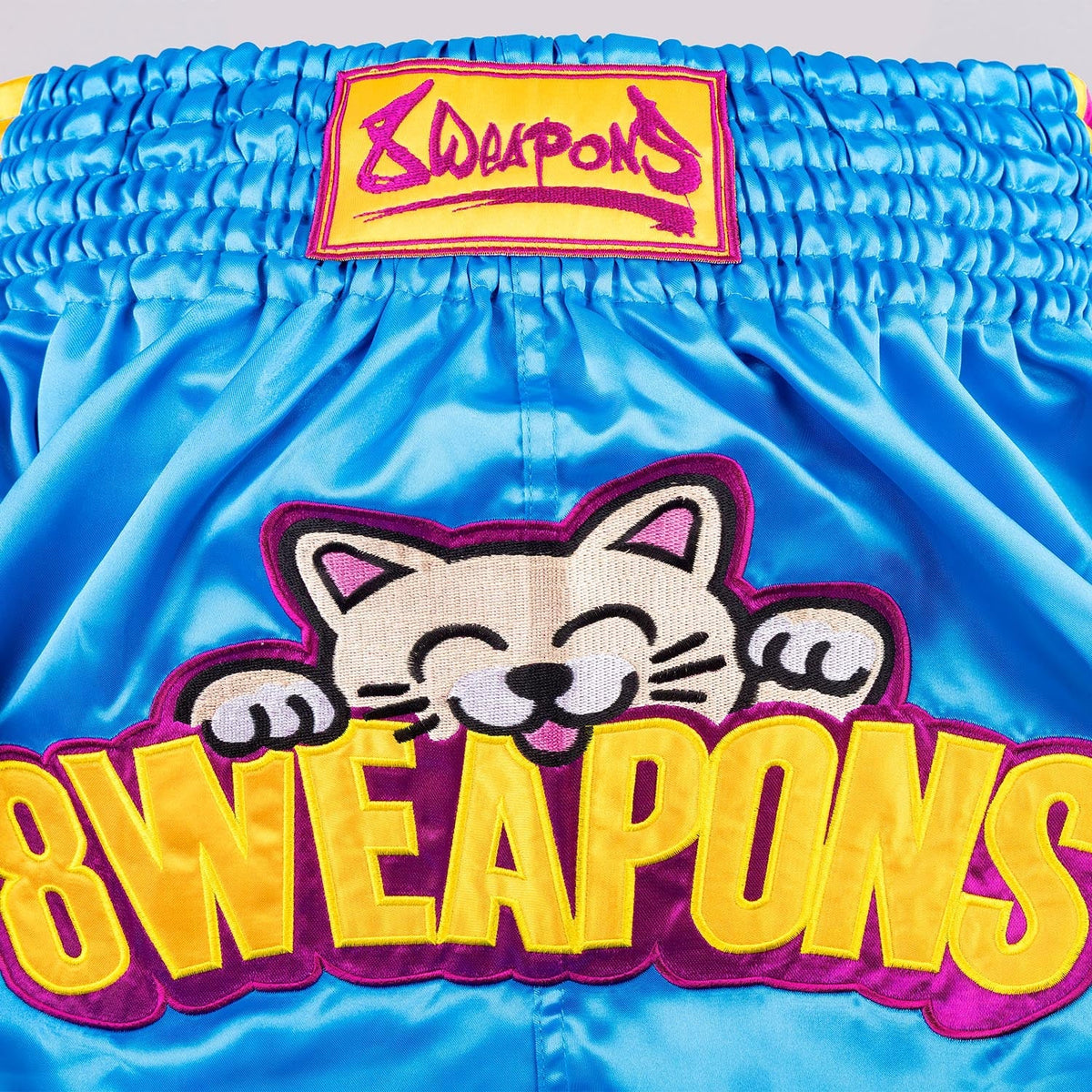 8 WEAPONS Muay Thai Shorts Meow Thai - Blau/Lila
