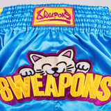 8 WEAPONS Muay Thai Shorts Meow Thai - Blau/Lila