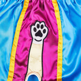 8 WEAPONS Muay Thai Shorts Meow Thai - Blau/Lila
