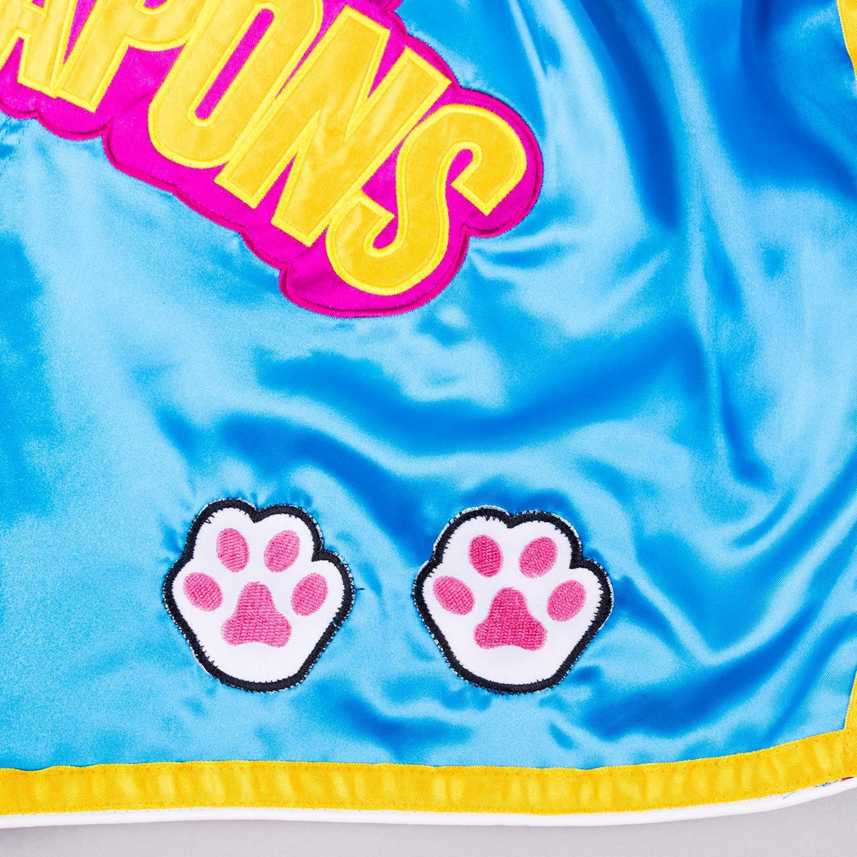 8 WEAPONS Muay Thai Shorts Meow Thai - Blau/Lila