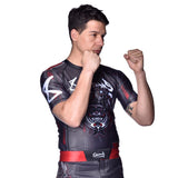 8 WEAPONS Rashguard Samurai 2.0 – Schwarz/Rot
