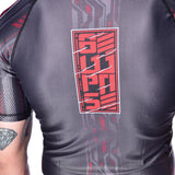 8 WEAPONS Rashguard Samurai 2.0 – Schwarz/Rot