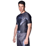 8 WEAPONS Rashguard Shift - Schwarz Matt
