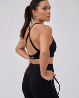 Caged Essential Leggings - Schwarz