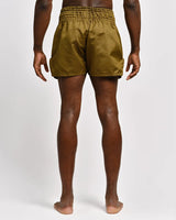 Caged Muay Thai Shorts Classic - Khaki Grün/Schwarz