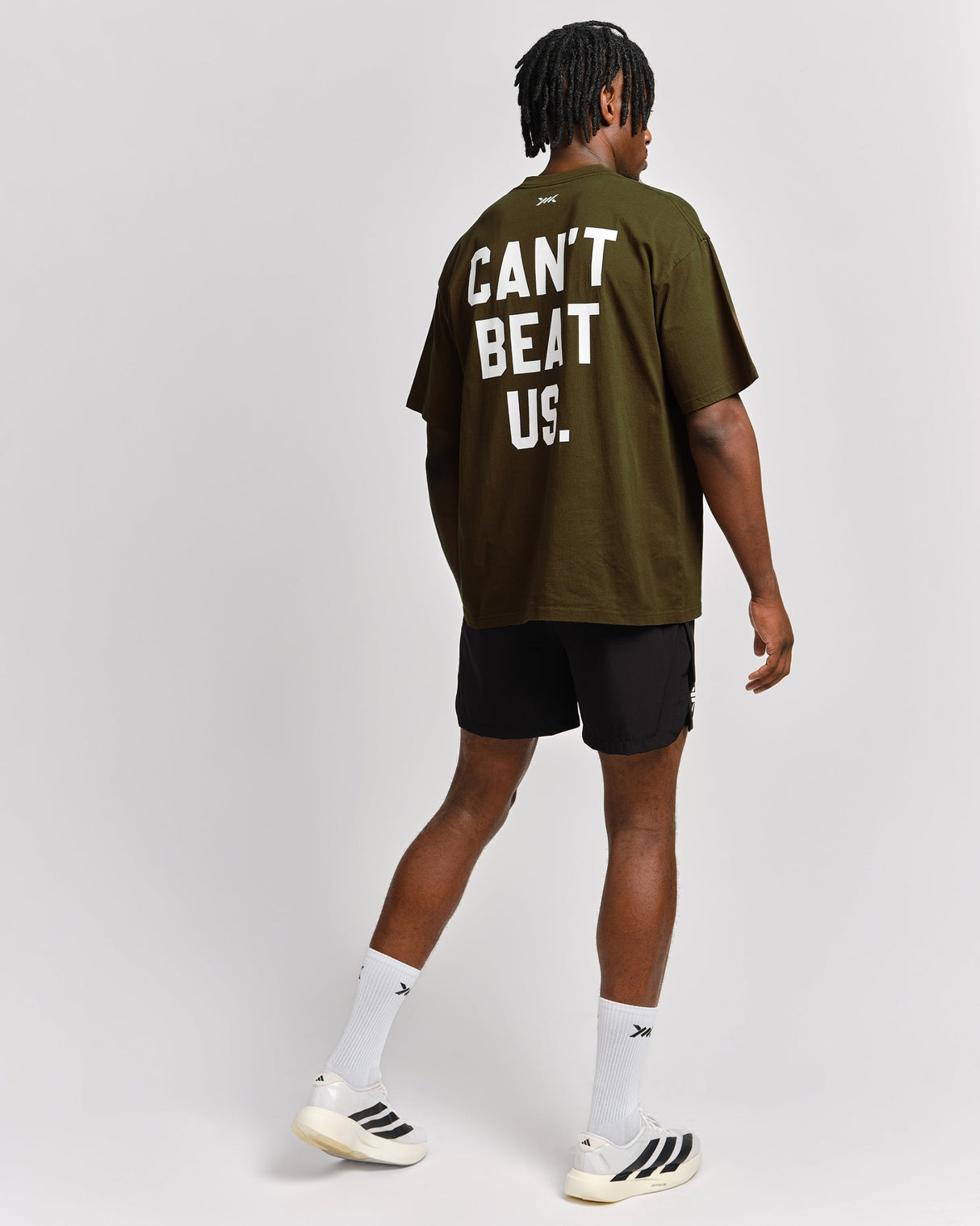 Caged T-Shirt „CBU” - Kaki Grün