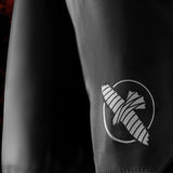 Hayabusa x UFC BJJ MMA Shorts Damen - Schwarz/Rot