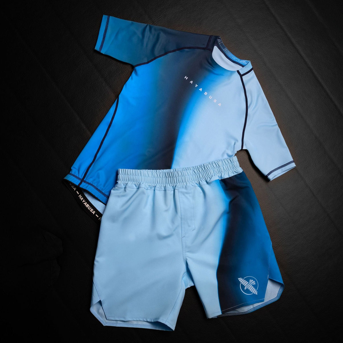 Hayabusa Rashguard Apex Nova Kurzarm Kinder - Blau