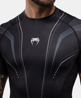 Venum Rashguard Streamline Kurzarm - Schwarz/Weiß