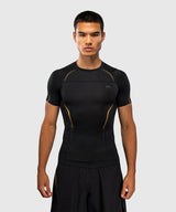 Venum Rashguard G-Core Kurzarm - Schwarz/Gold