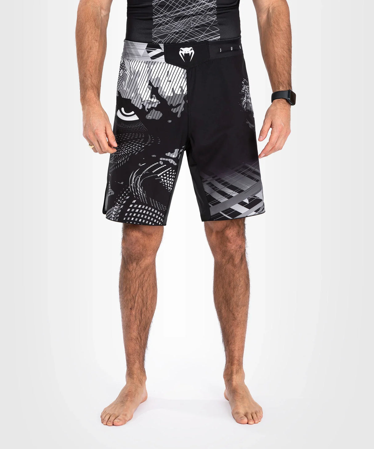 Venum MMA Shorts Gorilla Jungle – Schwarz/Weiss