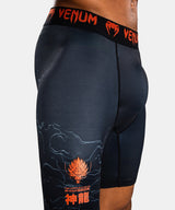 Venum Kompressionsshorts Thunder Dragon - Schwarz/Grau/Kupfer