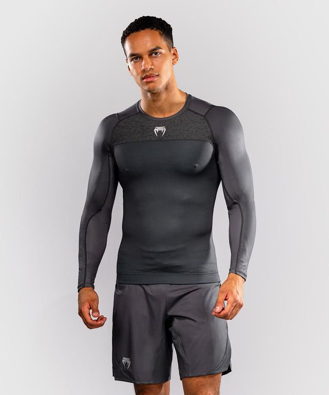 Venum Rashguard G-Fit Scale Lange Ärmel - Grau