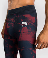 Venum UFC Kompressionshose Zenith - Marineblau/Bordeaux/Silber
