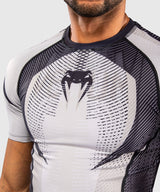 Venum Rashguard Galactic 3.0 Kurzarm – Offwhite/Schwarz