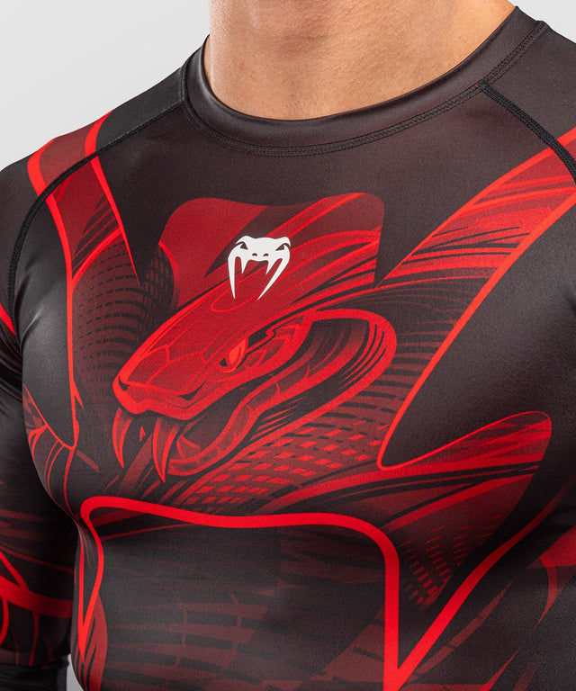 Venum Rashguard Crimson Viper 2.0 Lange Ärmel - Schwarz/Rot