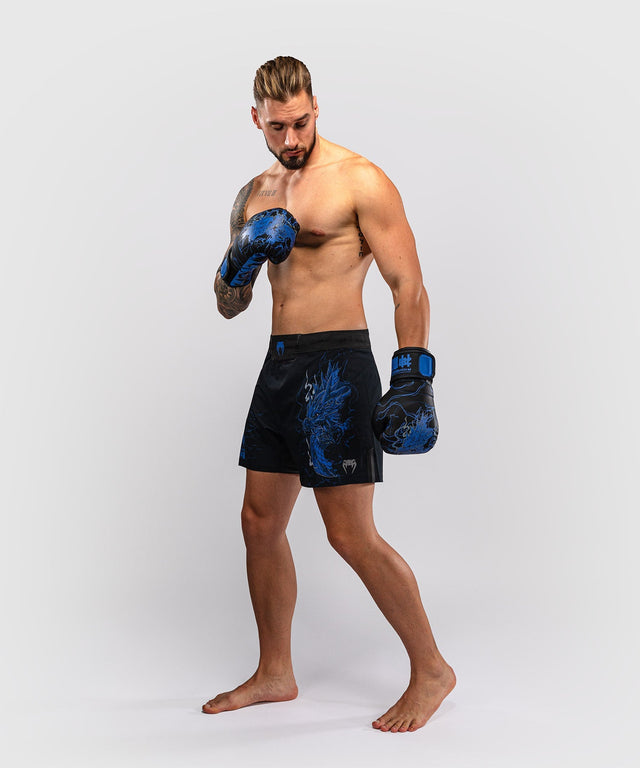 Venum MMA Shorts Thunder Dragon - Schwarz/Königsblau