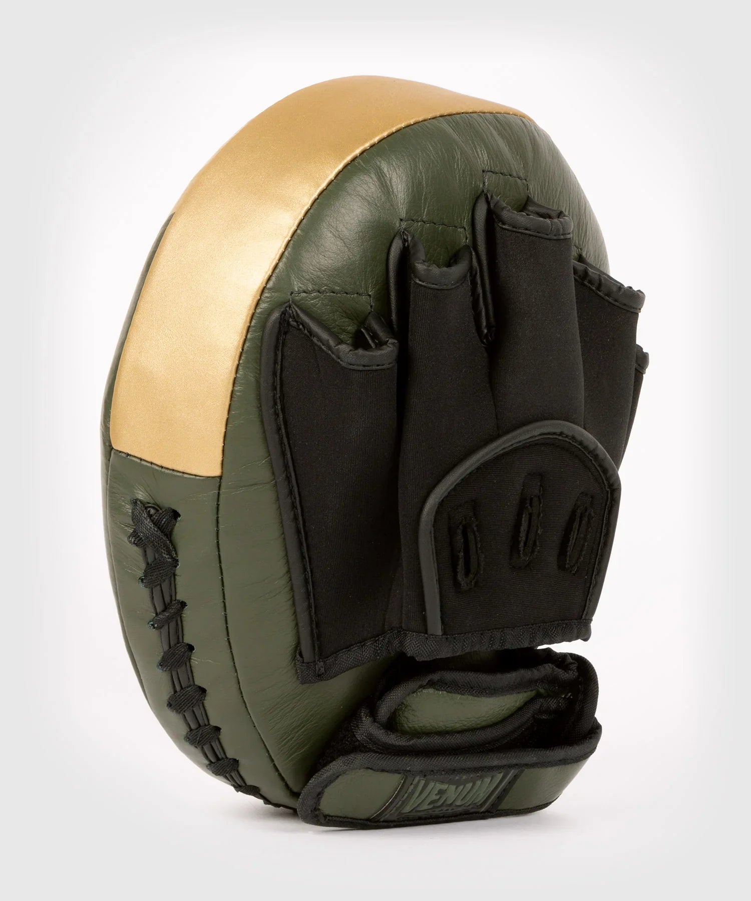 Venum Pro Boxing Boxpratzen - Khaki Grün/Gold