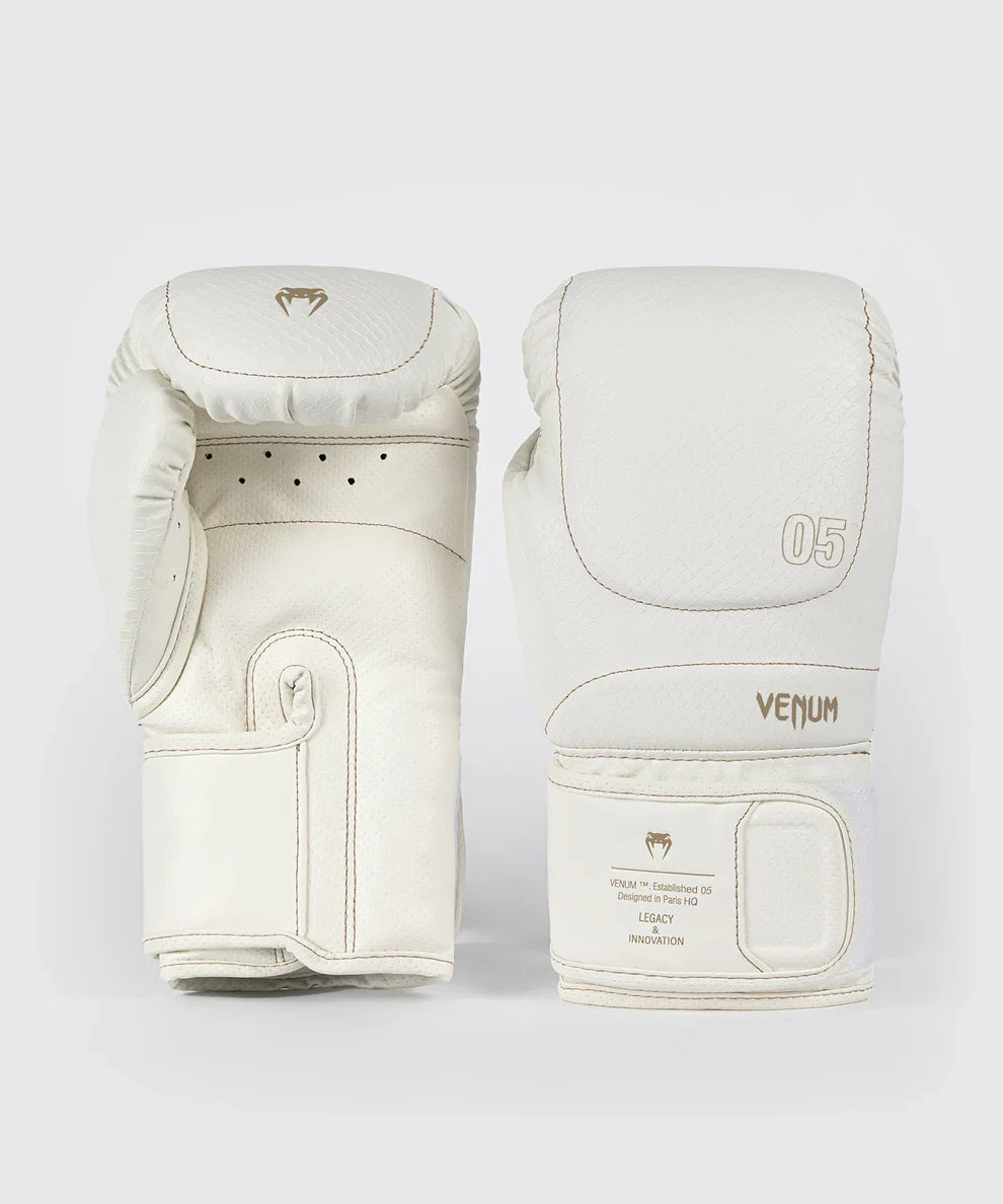 Venum Boxhandschuhe Impact Evo Scales – Elfenbeinweiss
