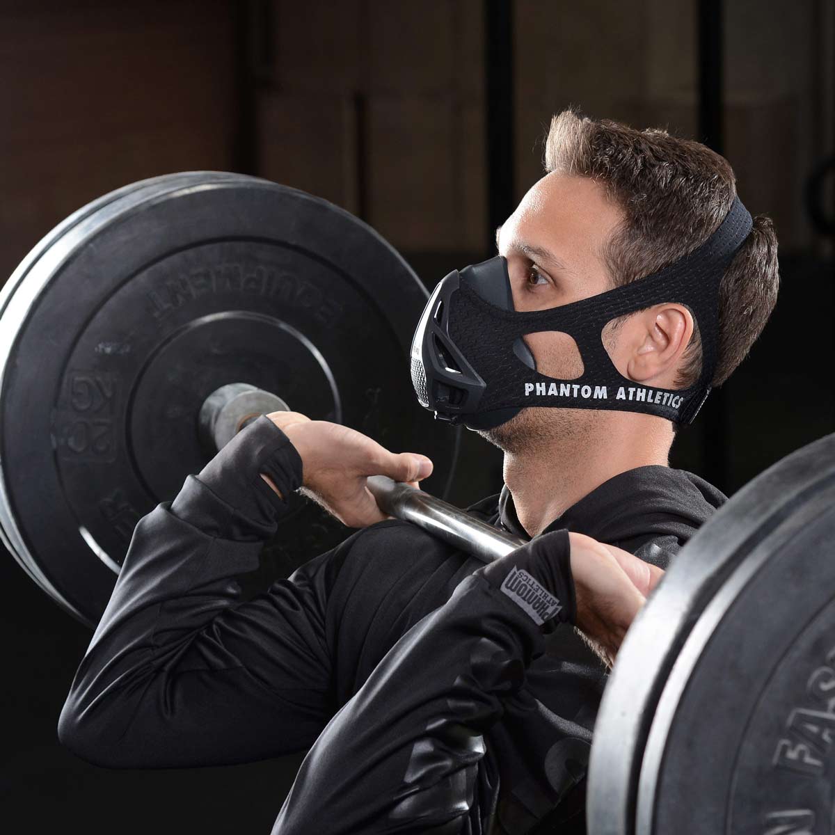 Phantom Athletics Trainingsmaske Mystery Mask - Schwarz