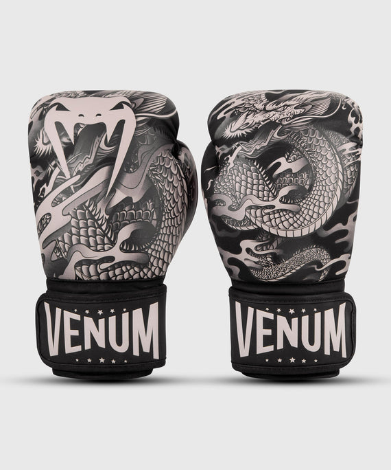 Venum Boxhandschuhe Dragon's Flight - Schwarz/Sand
