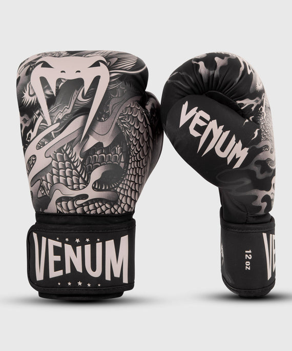 Venum Boxhandschuhe Dragon's Flight - Schwarz/Sand
