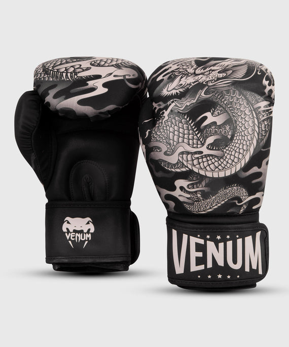 Venum Boxhandschuhe Dragon's Flight - Schwarz/Sand