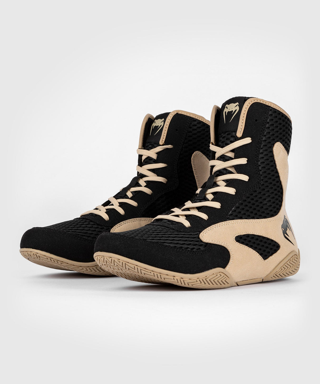 Venum Boxschuhe Contender - Schwarz/Beige - The Fight Company Deutschland