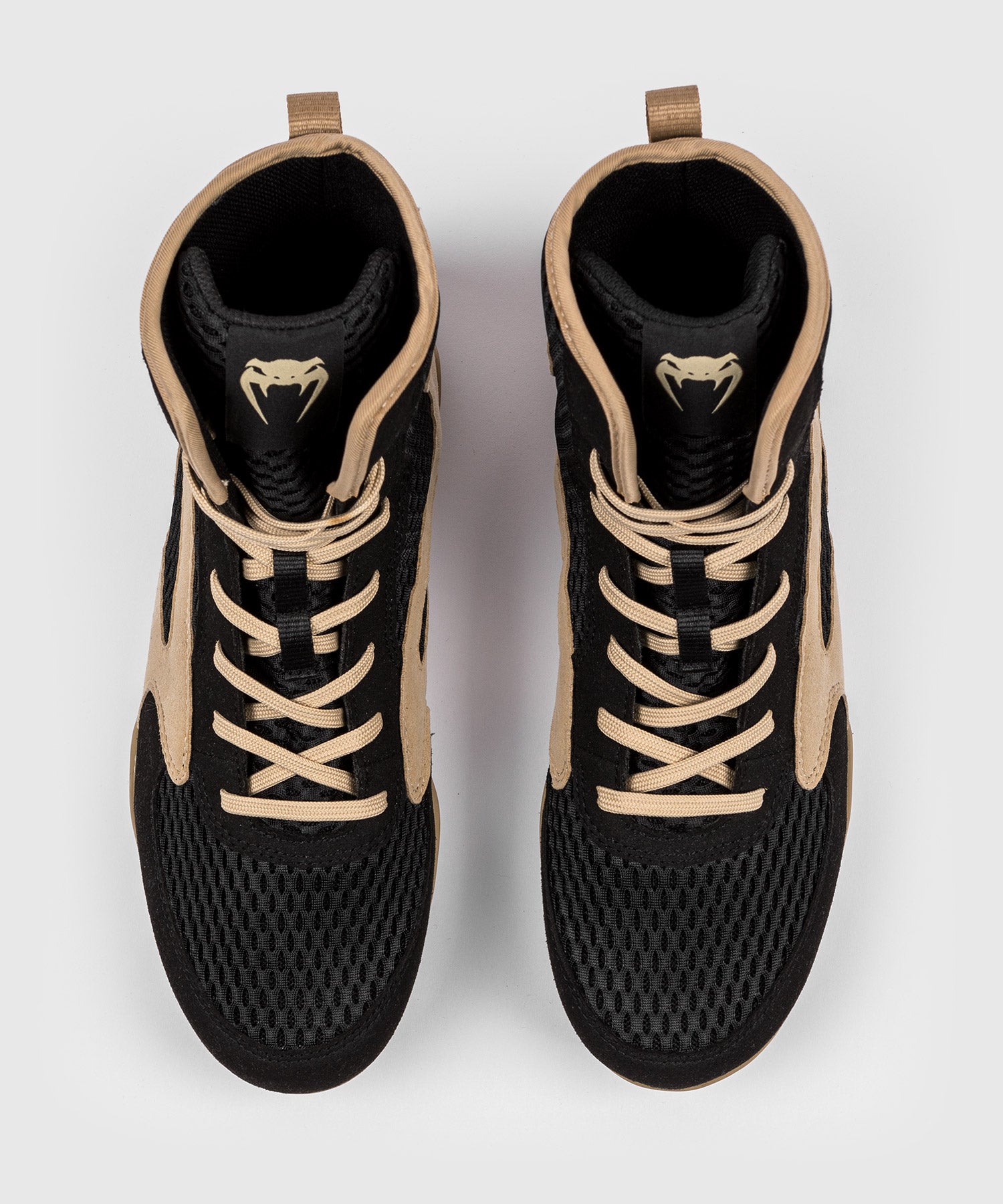 Venum Boxschuhe Contender - Schwarz/Beige - The Fight Company Deutschland