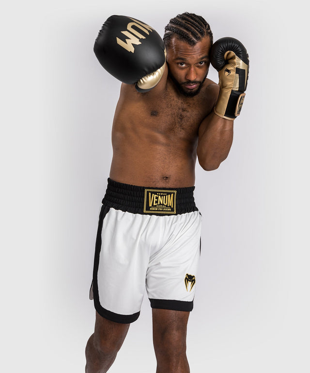 Venum Boxing Shorts Classic - Weiss/Schwarz