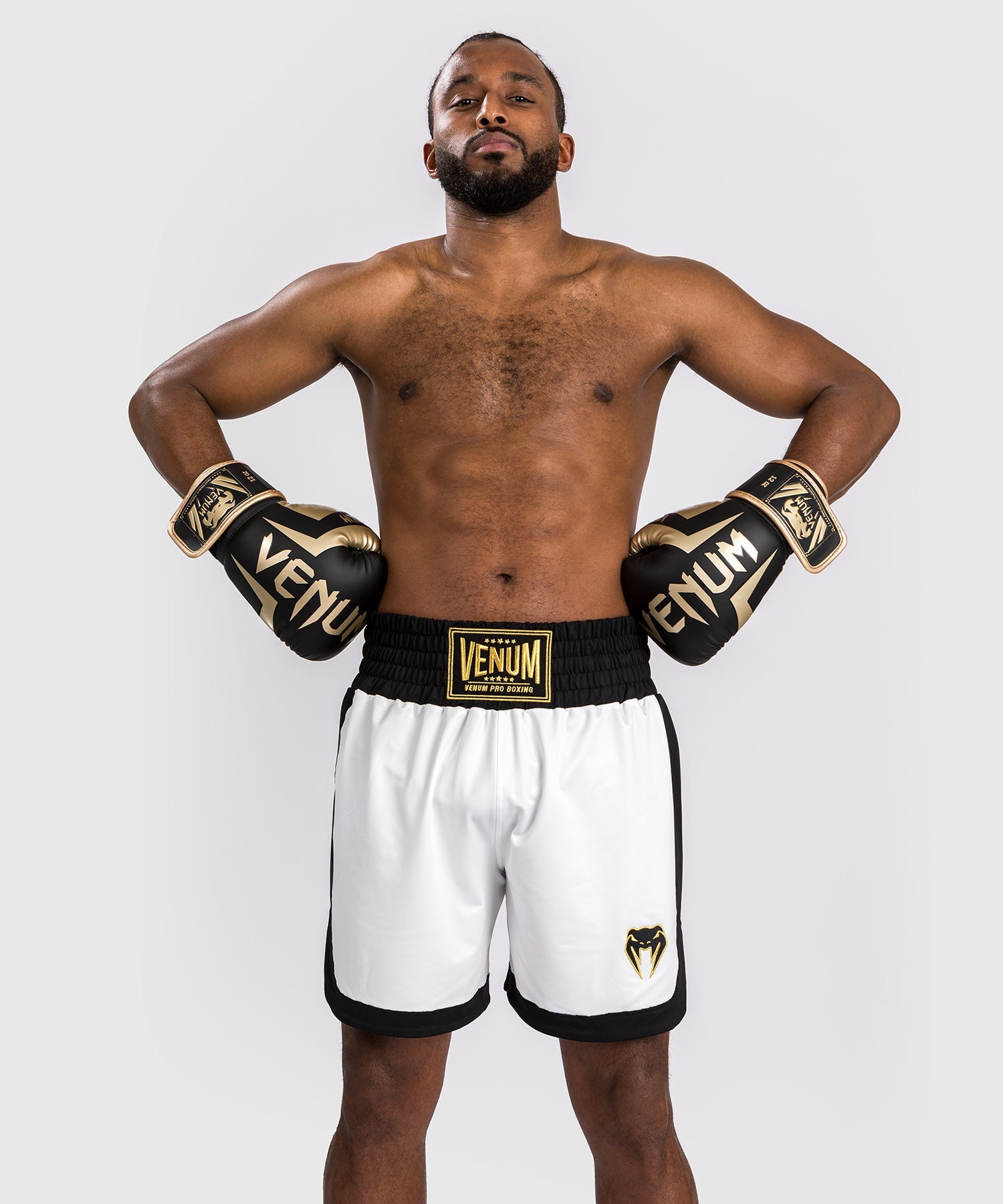 Venum Boxing Shorts Classic - Weiss/Schwarz