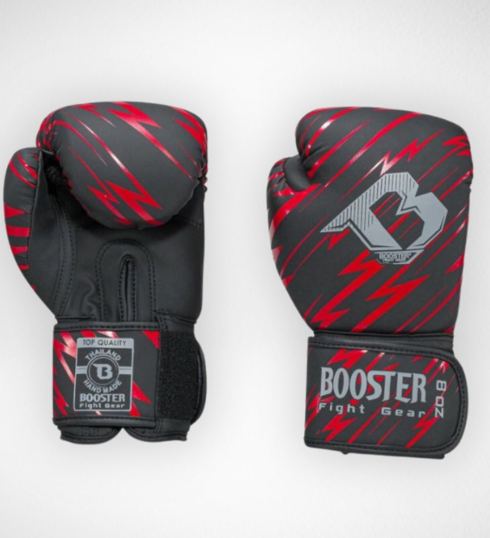 Booster Boxhandschuhe Kids Combat – Schwarz/Rot
