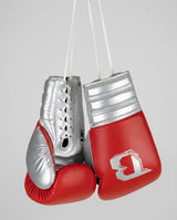 Booster Boxhandschuhe Rapid Strike mit Schnürverschluss – Rot/Silber