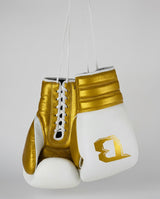 Booster Boxhandschuhe Rapid Strike mit Schnürverschluss – Weiss/Gold