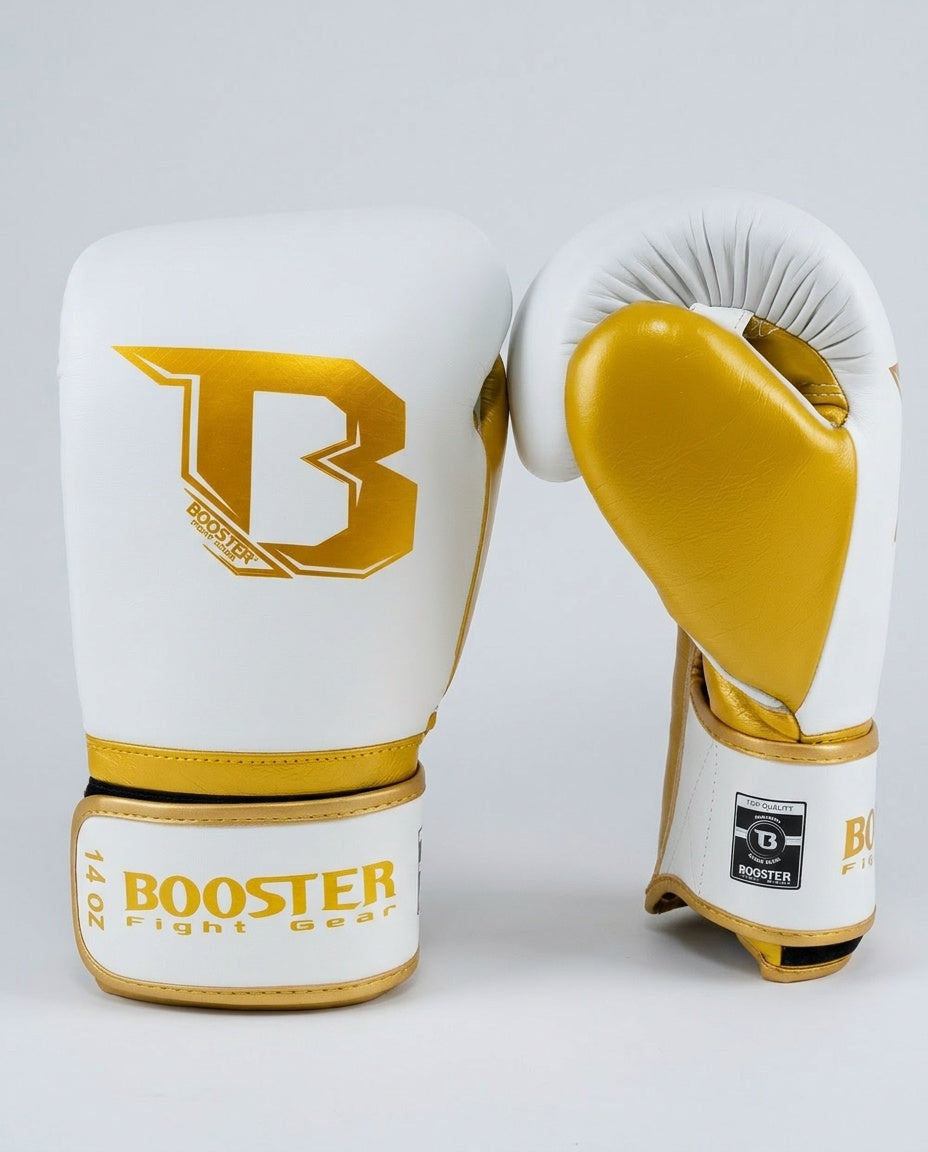 Booster Boxhandschuhe Rapid Strike – Weiss/Gold