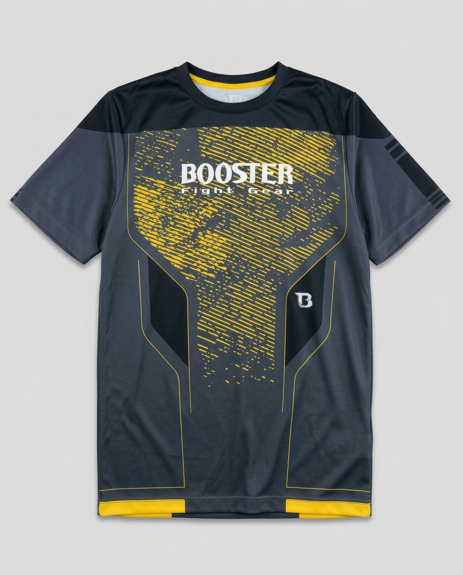 Booster T-Shirt Ignite – Schwarz/Gelb