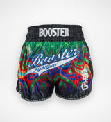 Booster Muay Thai Shorts Flow - Schwarz/Grün