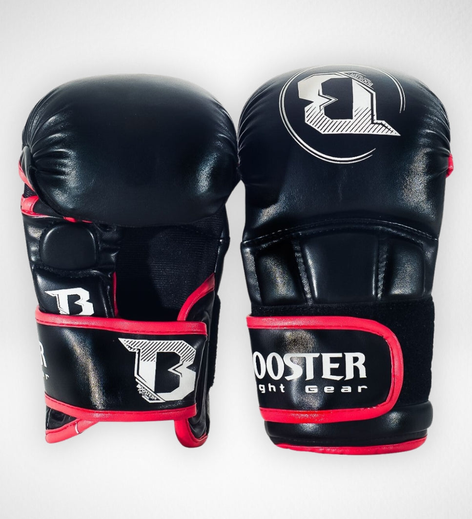 Booster MMA Sparring Handschuhe Pro - Schwarz/Rot