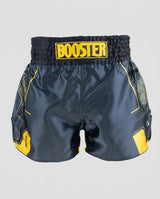 Booster Muay Thai Shorts BFG Ignite – Marineblau/Gelb