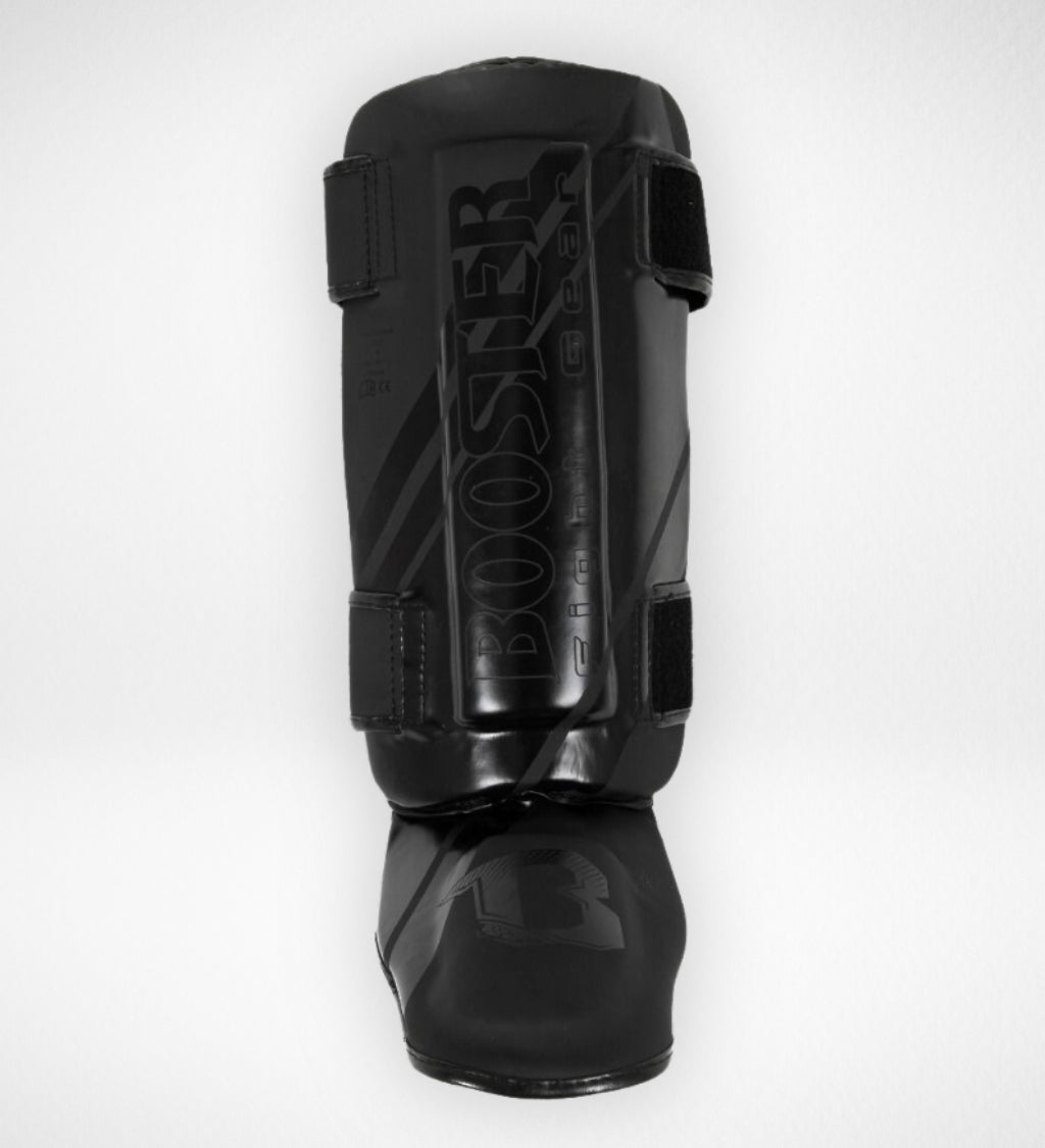 Booster Schienbeinschoner Thai Striker V2 - Schwarz/Schwarz
