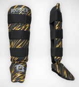 Booster Schienbeinschoner Kids Combat – Schwarz/Gelb